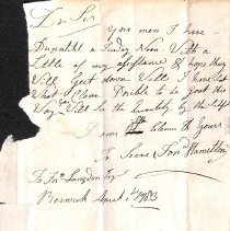 Jonathan Hamilton to John Langdon